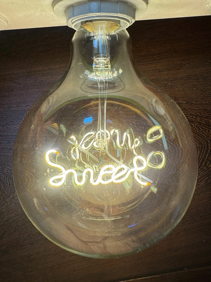 LOVE Neon Letter Edison Bulb