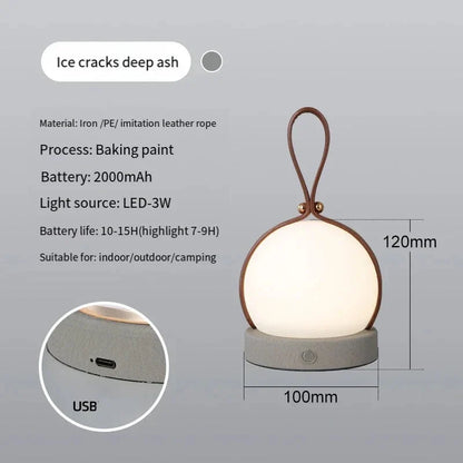 Creative Rechargeable Portable LED Table Light
