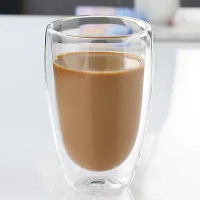 Double Wall Insulated Glass Cup