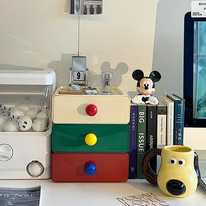 Stackable Dopamine Desktop Drawer Storage Box