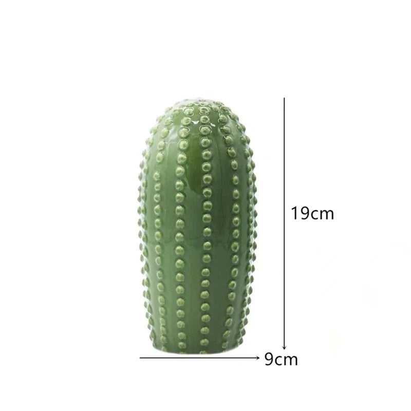 Nordic Ceramic Cactus Ornaments