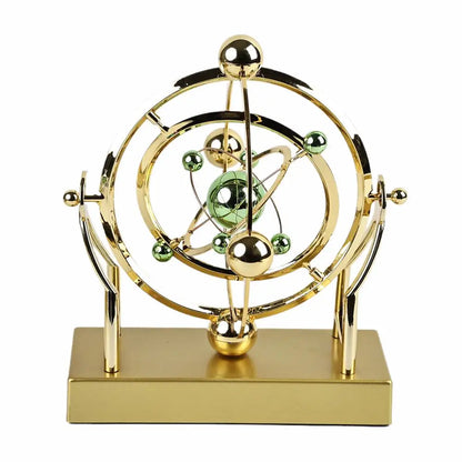 Kinetic Art Desk Decor - Celestial Orbit Perpetual Motion Pendulum