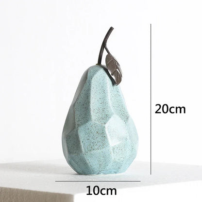Modern Ceramic Fruit Sculptures