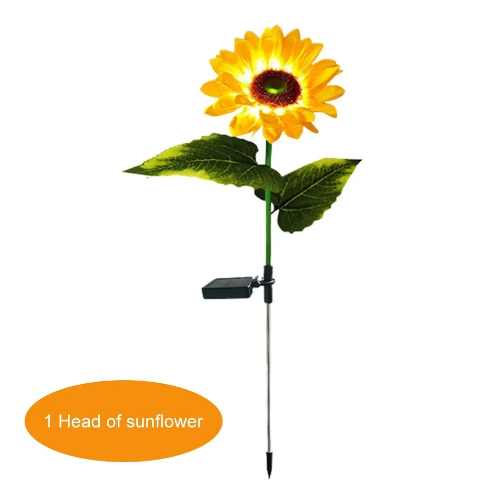 LED Solar Sunflower Lights