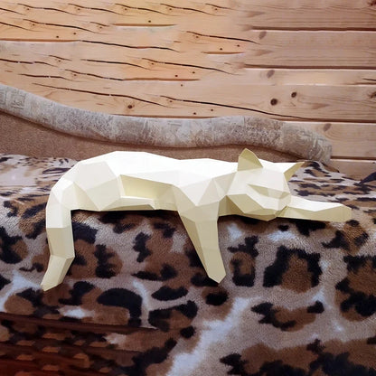 The Papercraft Purr-fection 3D Cat Model Kit