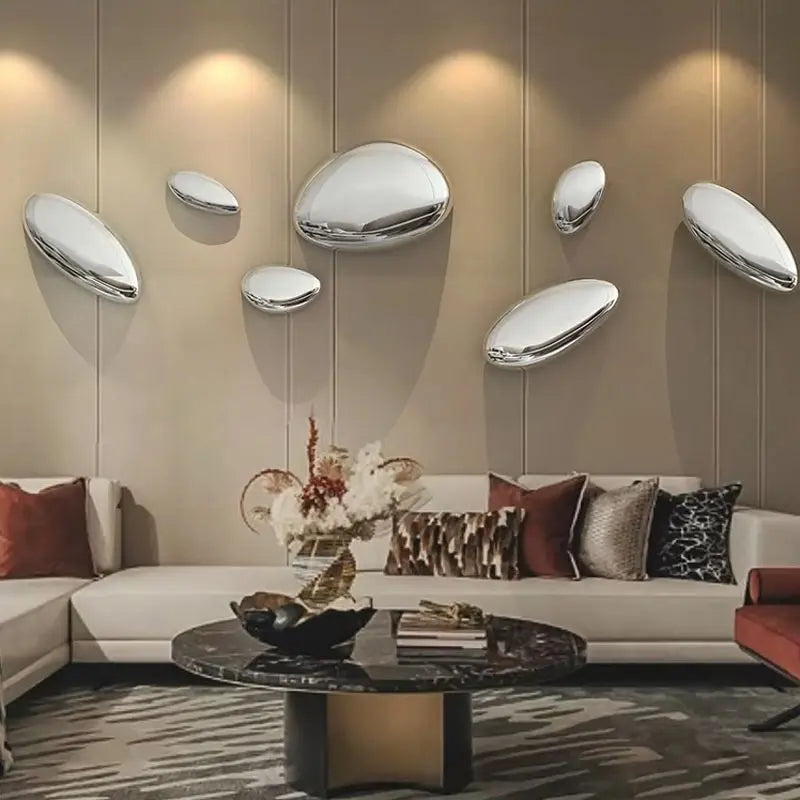 Modern Imitation Stainless Steel Wall & Pendant Decor
