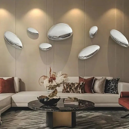 Modern Imitation Stainless Steel Wall & Pendant Decor