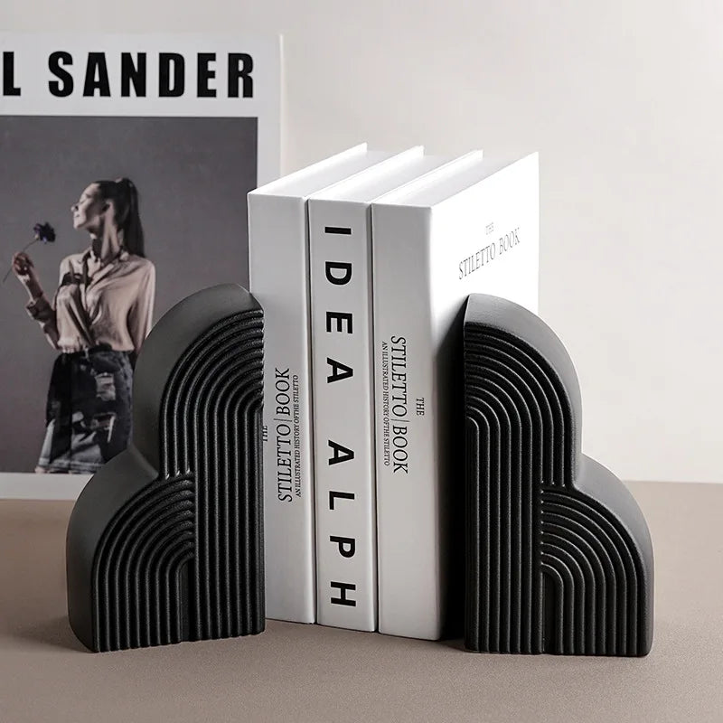Modern Nordic Ceramic Bookend
