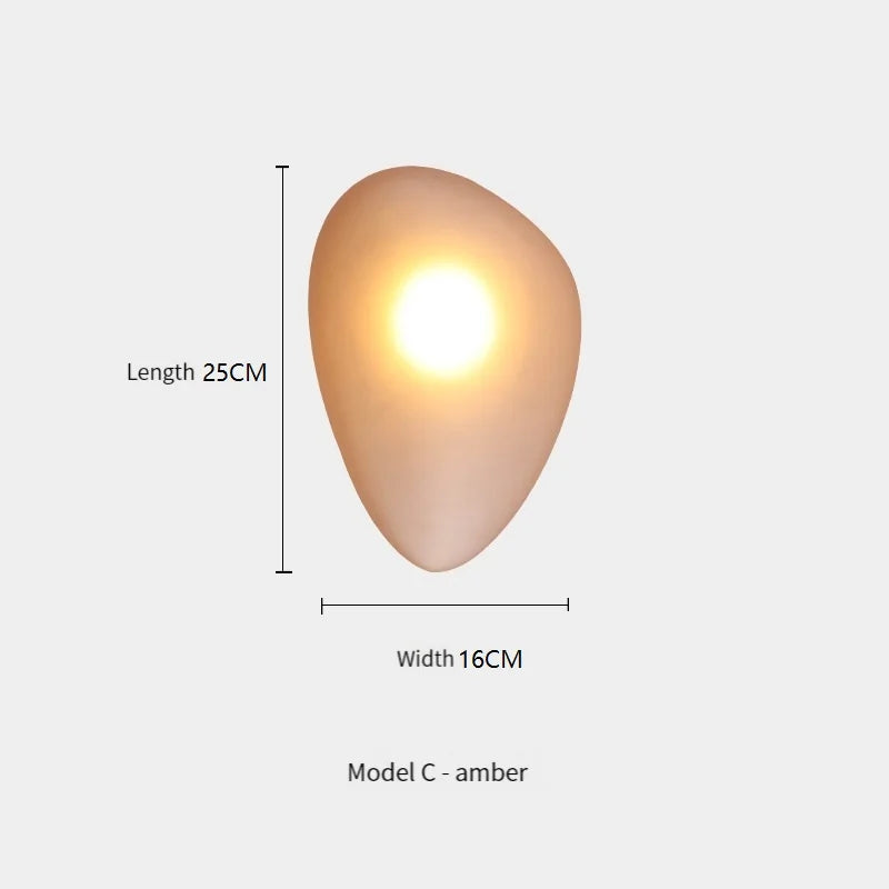 Nordic Glass LED Wall and Ceiling Light