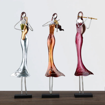 Abstract Musical Instrument Sculptures