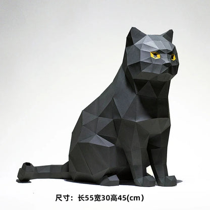 The Papercraft Purr-fection 3D Cat Model Kit