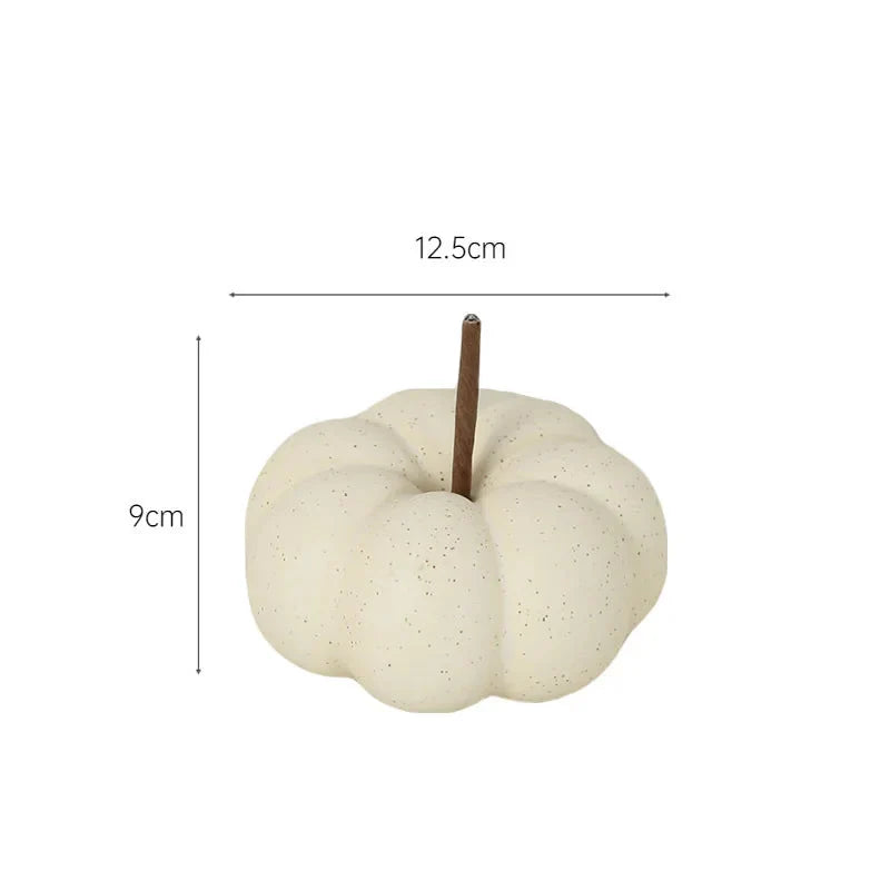 Mini Ceramic Pumpkin Figurines