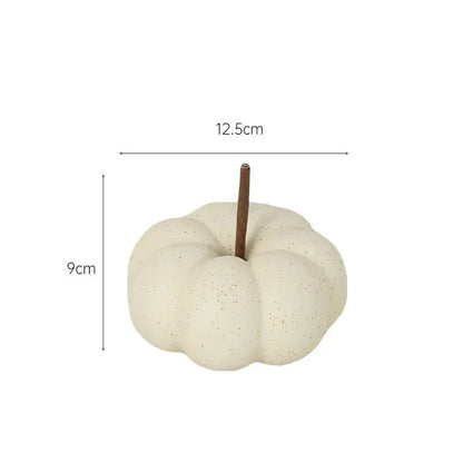 Mini Ceramic Pumpkin Figurines