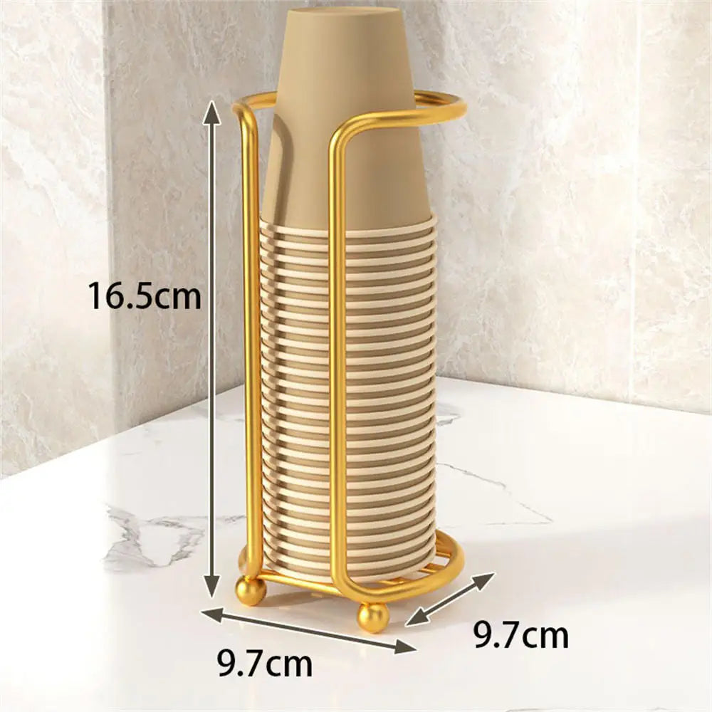 High-Capacity Disposable Cup Holder & Organizer Rack