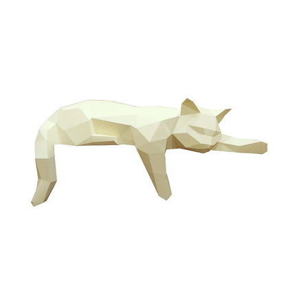 The Papercraft Purr-fection 3D Cat Model Kit