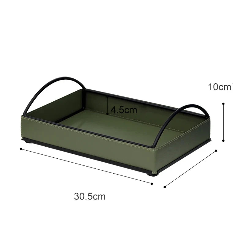 Minimalist Leather Tray