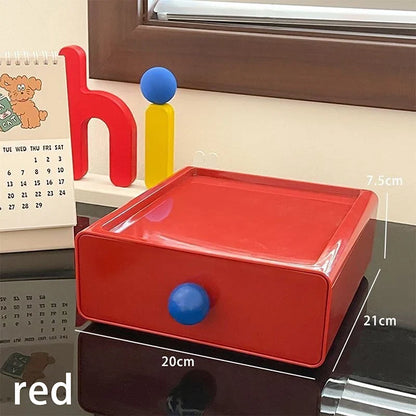 Stackable Dopamine Desktop Drawer Storage Box
