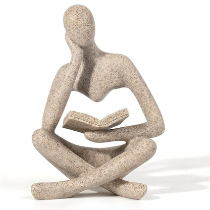 Abstract Thinker & Reader Sculpture Collection