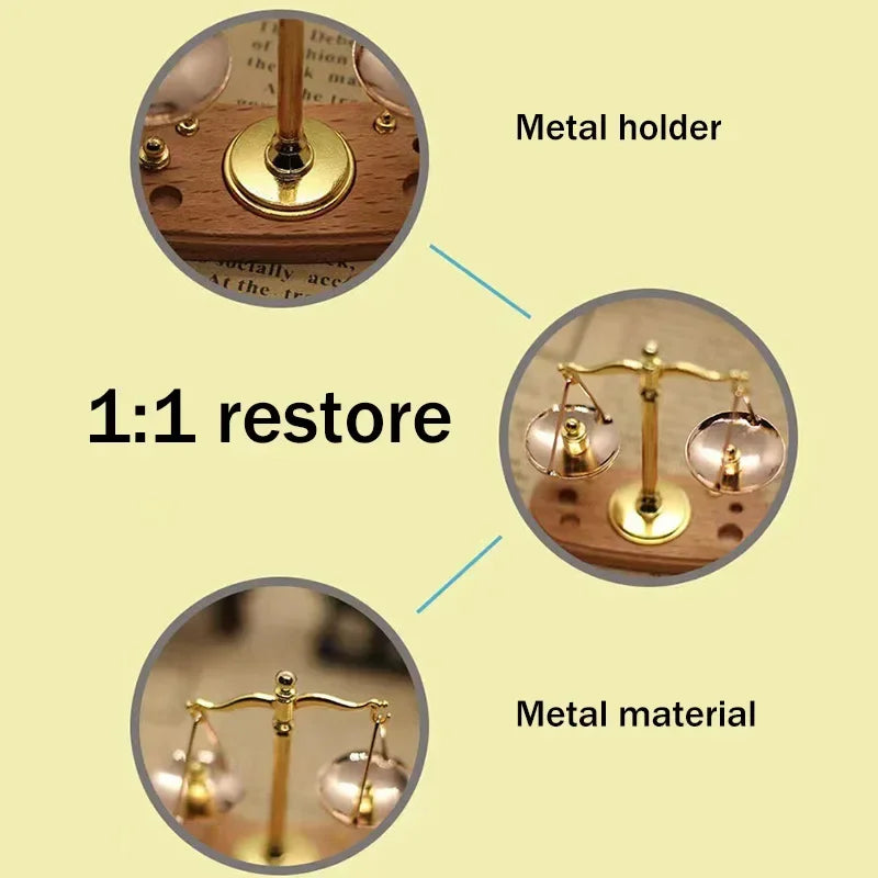 Mini Vintage Balance Scale Ornament