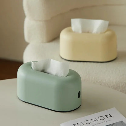 Modern Minimalist ABS Tissue Box Cover & Organizer