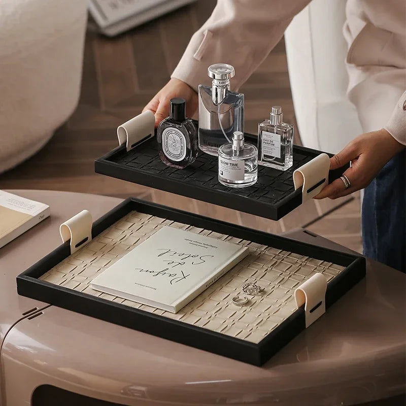 Nordic Leather Jewelry Tray