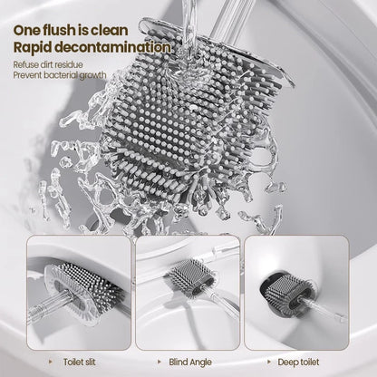 Wall Mounted Glacier Toilet Brush