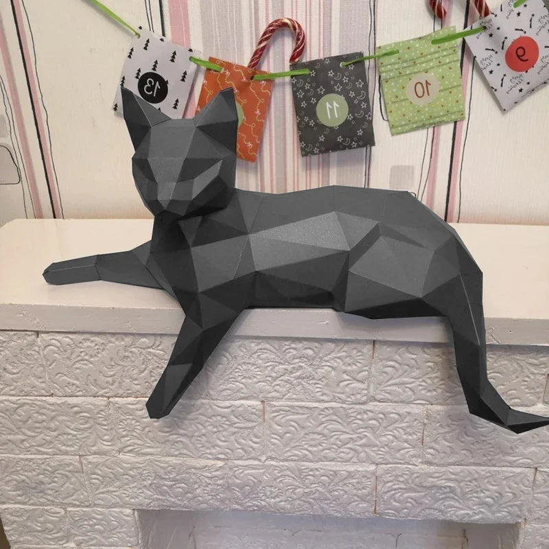 The Papercraft Purr-fection 3D Cat Model Kit