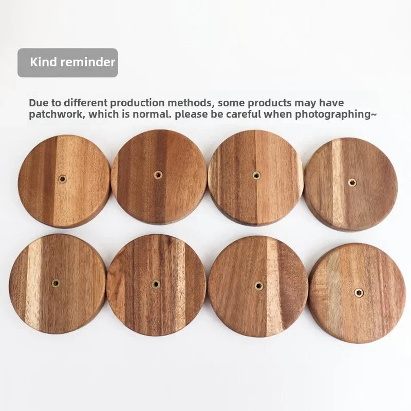 Solid Wood Paper Towel Holder Kitchen Roll Storage Rack