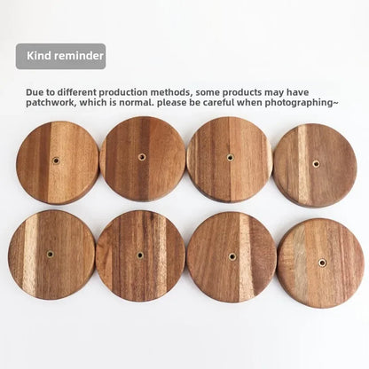 Solid Wood Paper Towel Holder Kitchen Roll Storage Rack