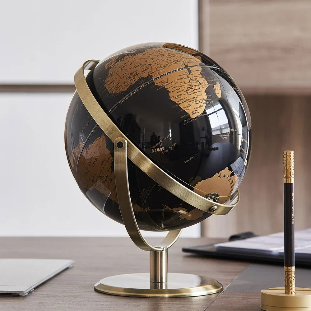 Retro & Modern Decorative World Globe for Home & Study
