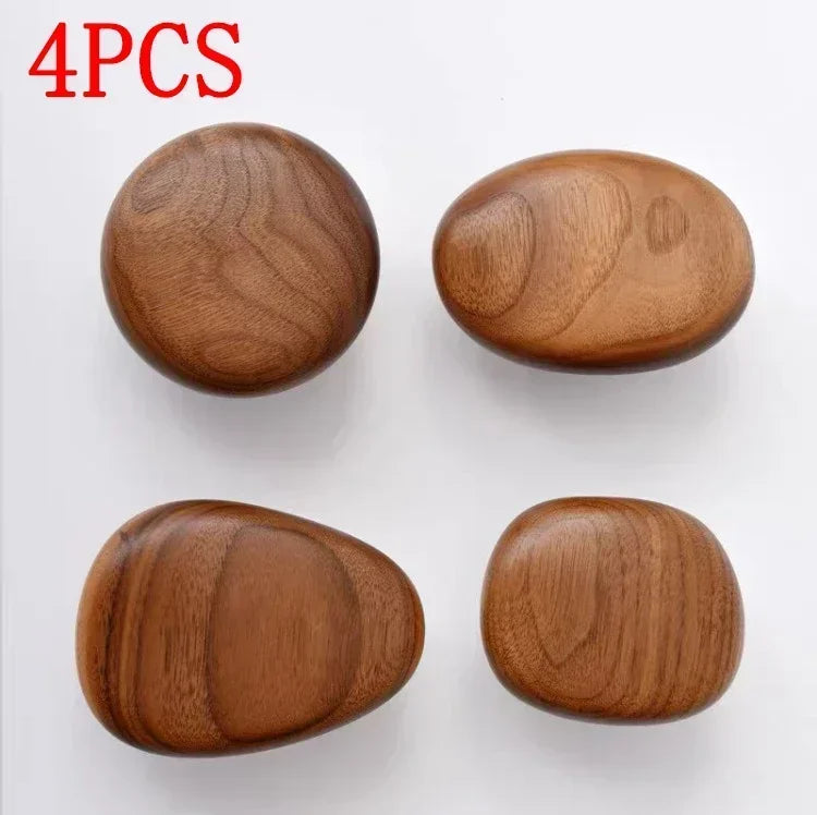 Solid Wood Wall Hooks & Cabinet Handles