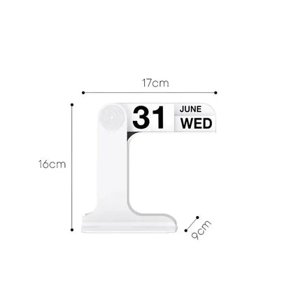 Modern Flip Desktop Calendar