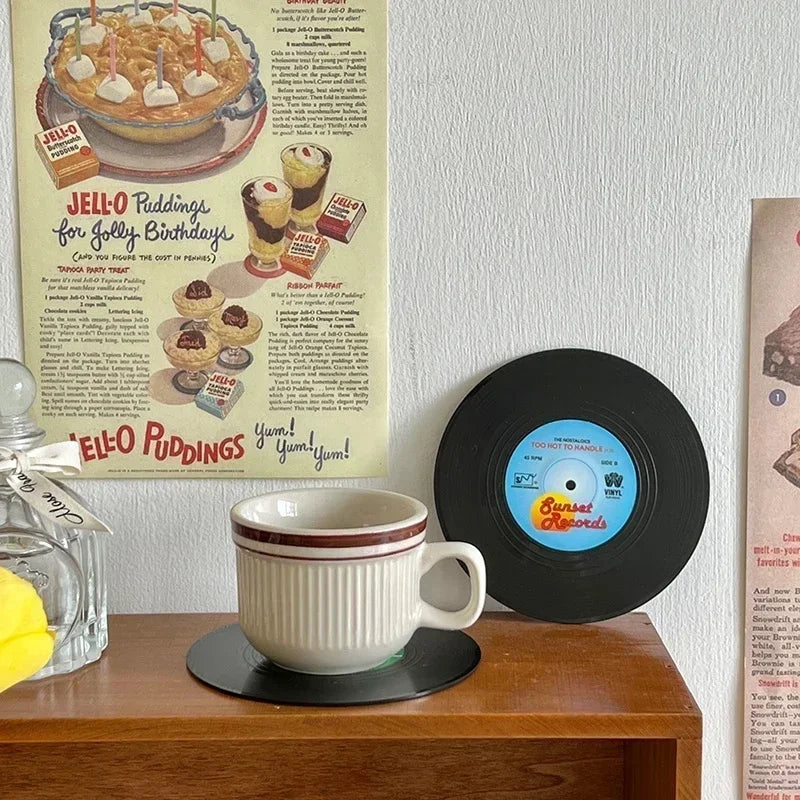 Vinyl Spin Coasters