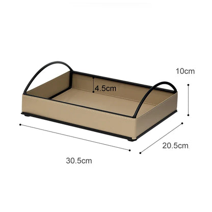 Minimalist Leather Tray