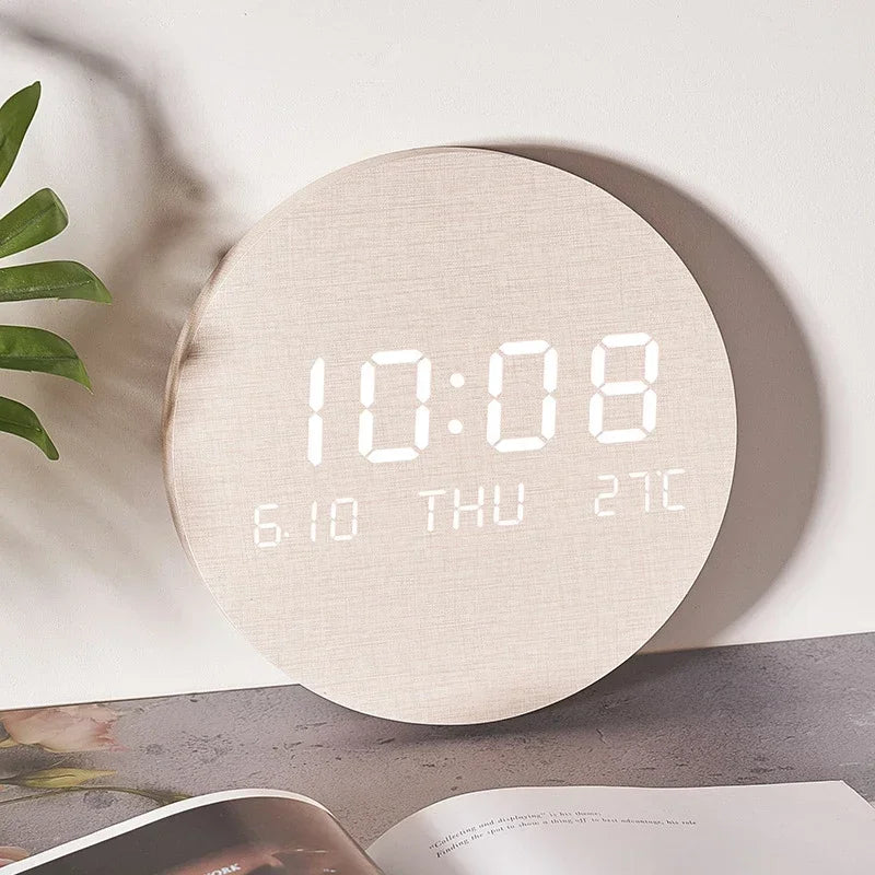 AuraSphere LED Digital Wall Clock