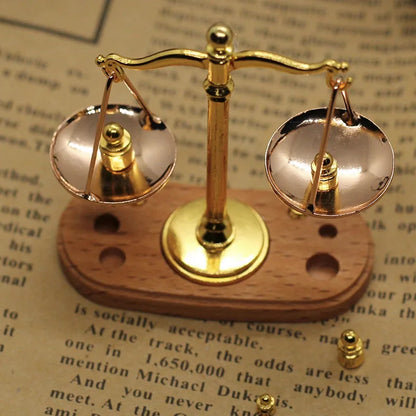 Miniature Vintage Justice Scale