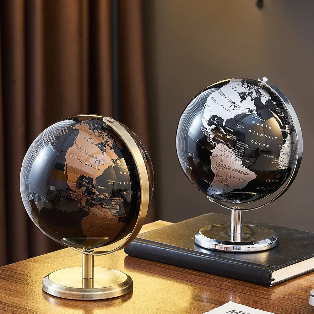 Retro & Modern Decorative World Globe for Home & Study