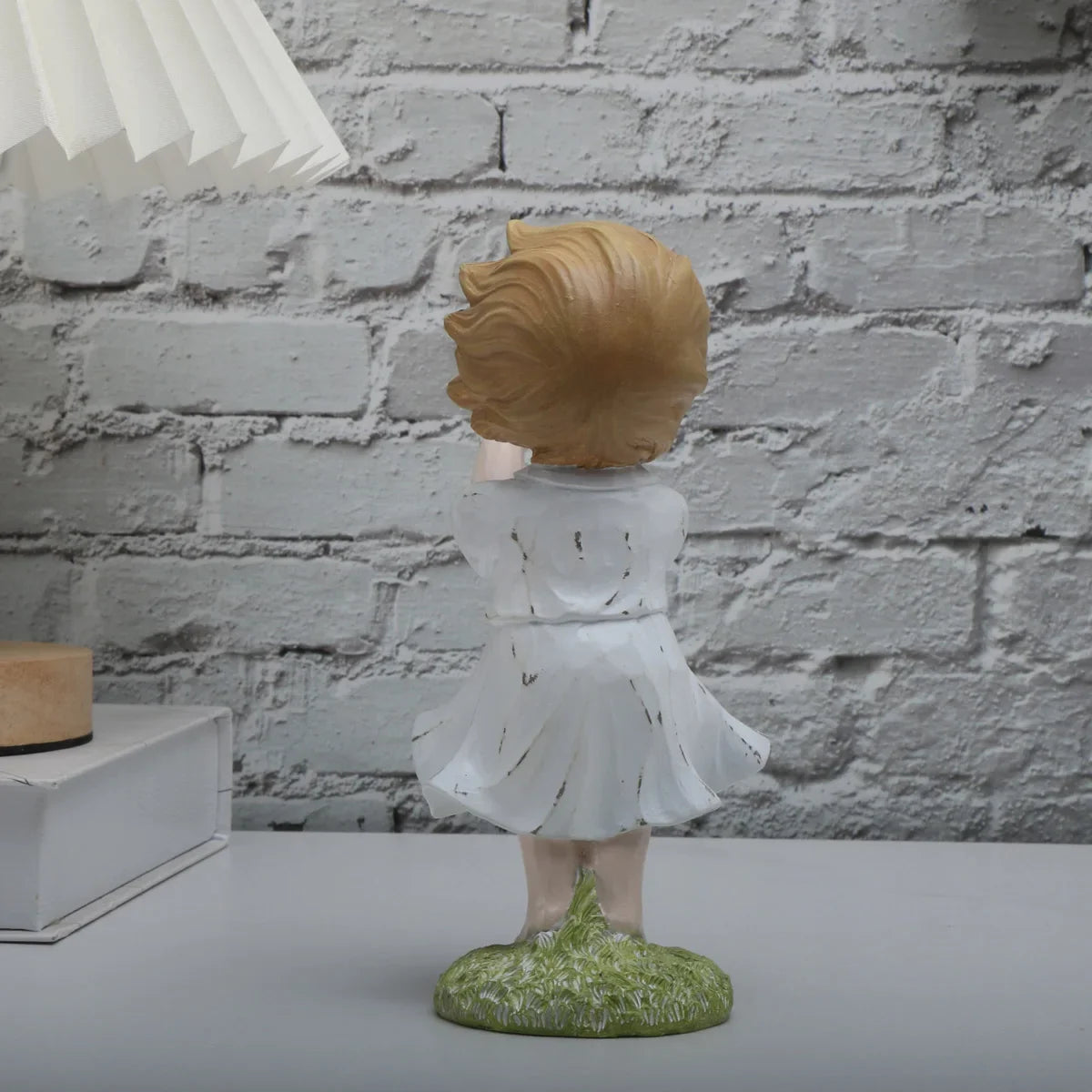 Heart Balloon Girl Sculpture