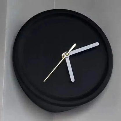 Minimalist Round Corner Wall Clock