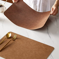 DuoMat double-sided faux leather placemats