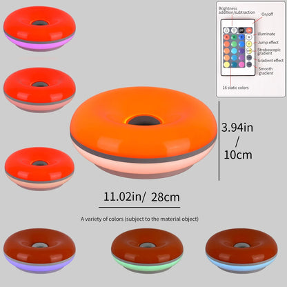 Modern Bauhaus Donut Touch & Remote Control Table Lamp