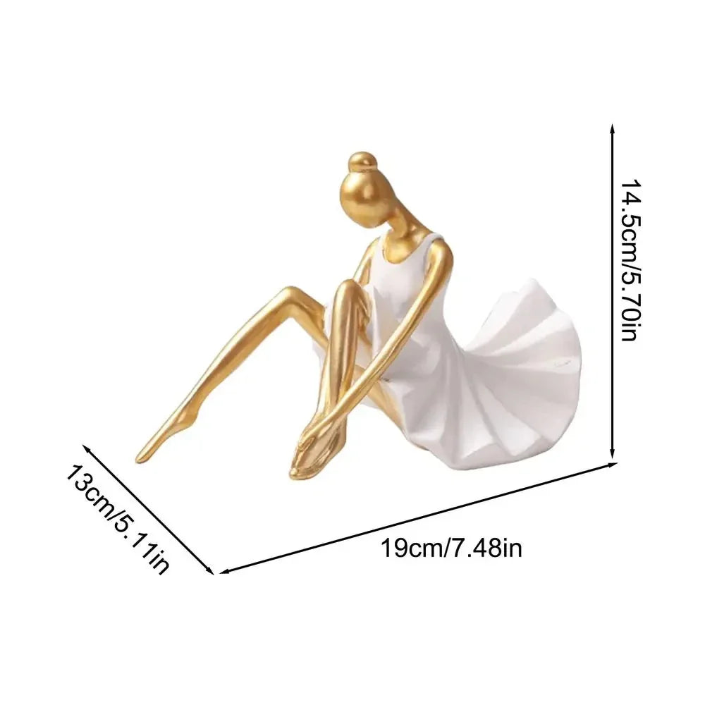 Nordic Style Ballet Dancer Sculpture