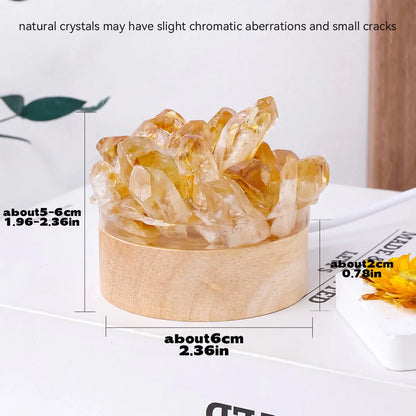 Natural Amethyst Crystal Lamp