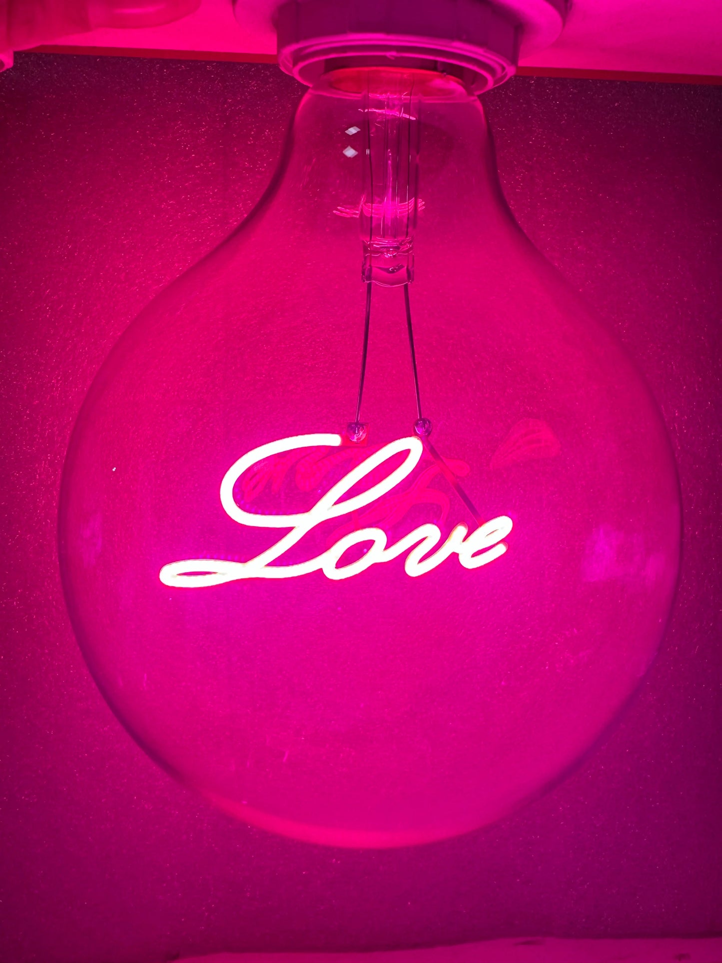 LOVE Neon Letter Edison Bulb