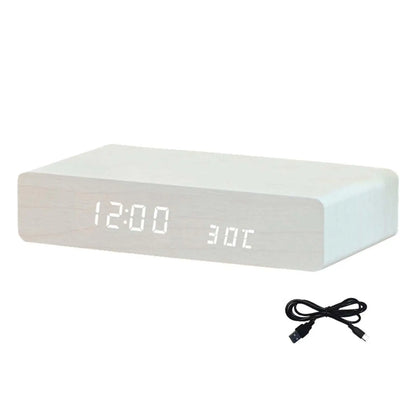 Wireless Charging LED Alarm Clock