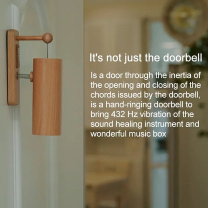 432Hz Musical Chord Wooden Doorbell Chime