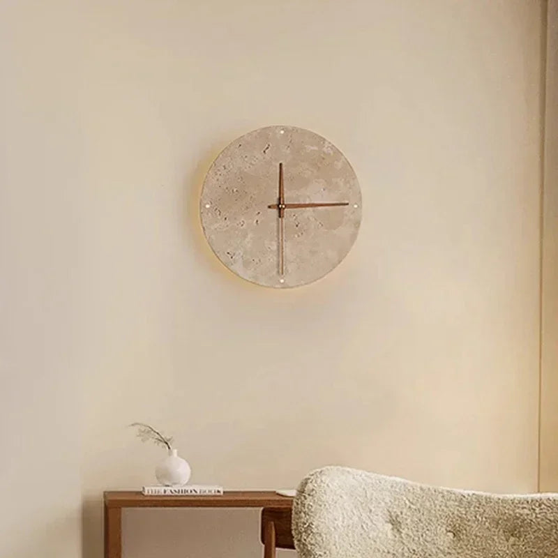 ChronoGlow LED Wall Clock Sconce