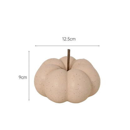 Mini Ceramic Pumpkin Figurines