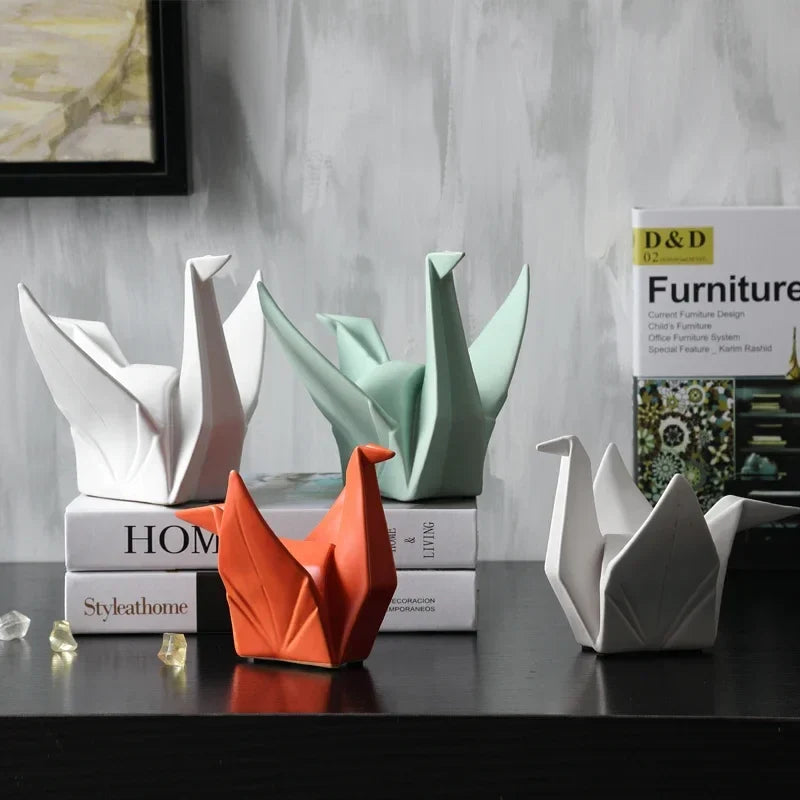 Abstract Ceramic Bird Sculpture | Home & Office Décor