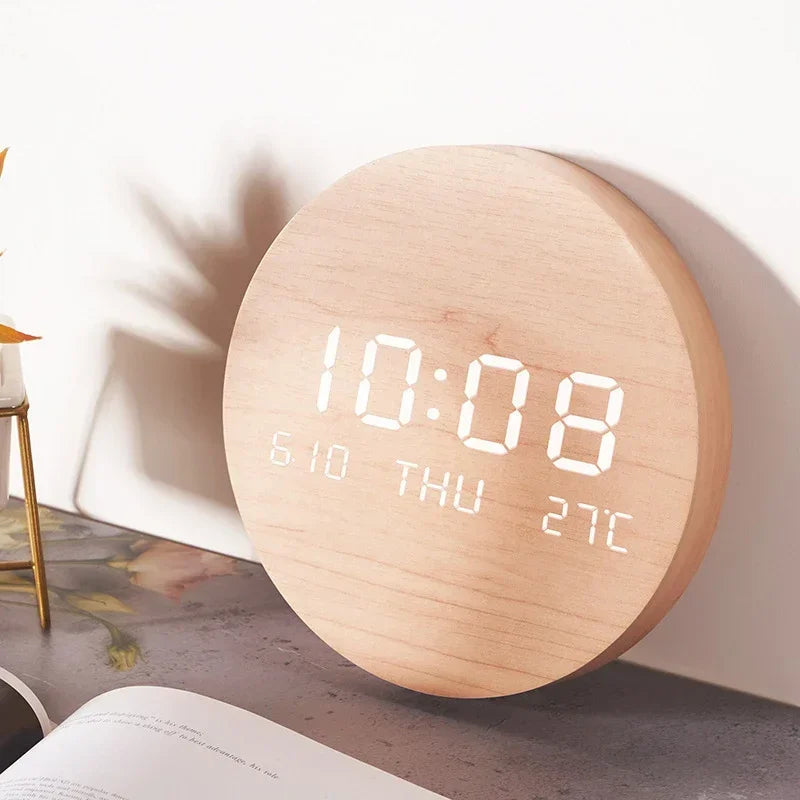 AuraSphere LED Digital Wall Clock